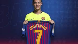 El brasileño Coutinho lucirá ahora la camiseta número 7 en el Barcelona.