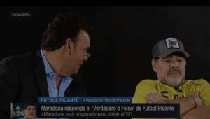 David Faitelson cuestionó directamente a Diego Maradona sobre varios temas, incluído el tema Lionel Messi.