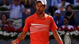 El tenista serbio Novak Djokovic se clasificó a la gran final del Mutua Madrid Open.