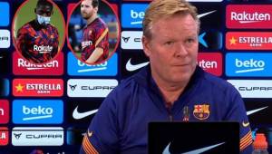 Koeman elogió a Messi y habló de Dembélé en conferencia de prensa.