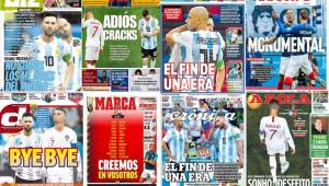Estas son las portadas de diarios del mundo para hoy domingo 1 de julio de 2018. Cristiano y Messi son los protagonistas tras su eliminación. Los medios argentinos concuerdan en algo.