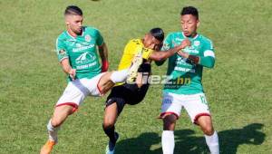 Esteban Espíndola se ha ganado el puesto de titular con el Marathón en este Apertura-2019. FOTO: Yoseph Amaya