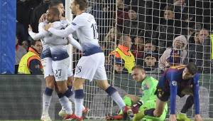 El Tottenham sacó un punto del Camp Nou y clasificó a octavos de final de la Champions League.