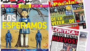Los medios de El Salvador, Panamá, México, Honduras y Costa Rica han lanzado polémicas portadas en la previa de los juegos y la tapa de un medio salvadoreño ha generado escándalo en México. 'Los esperamos', dice El Gráfico.