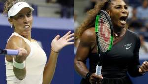 Madison Keys y Serena Williams esperan llegar a la final del Abierto de Estados Unidos. Foto EFE