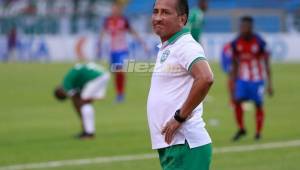 Jorge Pineda criticó el arbitraje de Óscar Moncada en el clásico Marathón-Olimpia. Foto Melvin Cubas