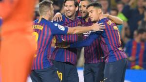 Coutinho, Messi, Luis Suárez y Rakitc anotaron ante el Sevilla en el Camp Nou.