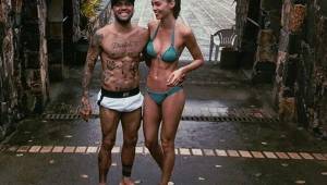 Dani Alves junto a Joana en estas fiestas de Navidad y Año Nuevo.