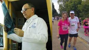 Carlos Paz se llama el doctor que se recupero de un coma para correr en maratones.