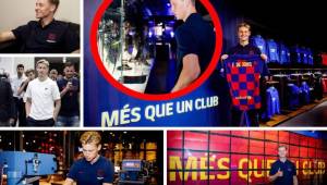 El futbolista holandés ya posó con la camisa del FC Barcelona y se mostró contento de lucir la vestimenta azulgrana. Mira las fotografías que dejó su presentación. ¿Ya leíste lo que dijo sobre Messi?.