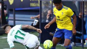 Antony 'Choco' Lozano disputó los 90 minutos en la derrota ante el Elche y se perderá el próximo encuentro ante el Levante.