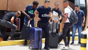 Emilio Izaguirre y Félix Crisanto viajaron con Motagua a Estados Unidos para cumplir con los amistosos ante Municipal Limeño. Fotos Neptalí Romero