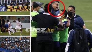 Las mejores imágenes que dejó clásico capitalino entre Motagua y Olimpia. 3-2 ganó el equipo de Diego Vázquez. FOTOS: Emilio Flores.