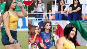 Últimamente se ha hecho una costumbre en los estadios de la Liga Nacional ver mujeres hermosas.