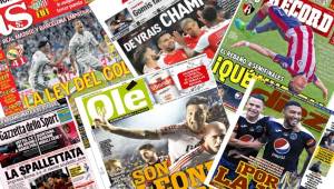 Las portadas de hoy amanecieron abarrotadas llena de emociones, dramatismo y campeones en las diferentes ligas de europa; en la Liga Nacional tenemos final.