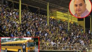 El alcalde Alexander López ha brindado el apoyo al Honduras Progreso para que sus aficionados asistan al estadio.