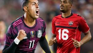 Rogelio Funes Mori y Alvin Jones, dos de las figuras que tendrá el juego México vs Trinidad y Tobago.