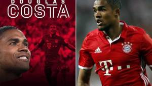 Douglas Costa regresa al Bayern Múnich después de tres años.