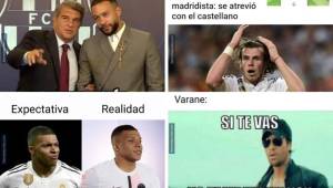 El mercado de fichajes en Europa está que arde y los memes dicen presente. Real Madrid y Barcelona son los protagonistas.