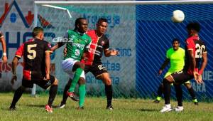 Deportes Savio eliminó al San Juan de Quimistán y se instaló en cuartos de final del Clausura 2021. FOTO: Moisés Valenzuela.