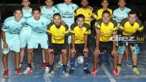 Varios jugadores del Motagua se hicieron presente en esta noche de fútbol.