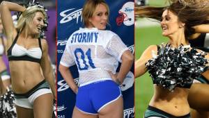 Las chicas no pueieron faltar en el Super Bowl LII y varias de ellas sorprendieron hasta Donald Trump.