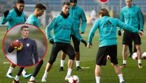 Los jugadores del Real Madrid entrenaron para el próximo compromiso del domingo ante el Celta.