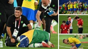 Las imágenes que dejó el triunfo de Brasil 2-1 ante España en la final de los Juegos Olímpicos de Tokio 2021.