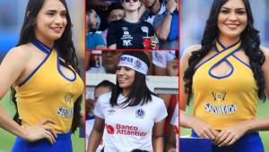 En la final del fútbol hondureño entre Olimpia y Motagua no pudo faltar las bellas chicas, el estadio Nacional se pudo lindo.