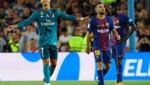 Cristiano Ronaldo fue expulsado por primera vez en 28 clásicos ante Barcelona.