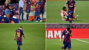 Te dejamos las imágenes más curiosas del doloroso empate del conjunto catalán ante el Atlético de Madrid en el Camp Nou (2-2).