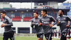 El hondureño Andy Najar en pleno entrenamiento con el DC United donde ya recuperó la alegría y está listo para volver a las canchas. Foto cortesía | MLS