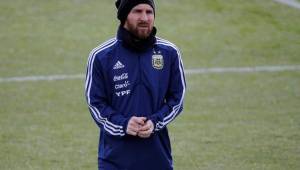 Messi se unió al entrenamiento de Argentina en la casa del Real Madrid.