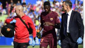 El jugador del Barcelona se lesionó ante el Getafe por la cuarta fecha de la Liga de España.