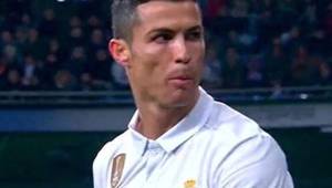 Momento en el que Cristiano Ronaldo lanza el insulto a la afición de Real Madrid. Marca y Mundo Deportivo lo corroboraron.