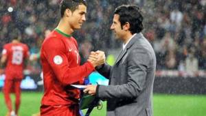 Cristiano Ronaldo, ahora jugador de la Juventus, es amigo de Luis Figo, su compatriota con quien fue compañero en la selección de Portugal.