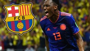 Yerry Mina confesó durante el Mundial que no quiere dejar el Barcelona.