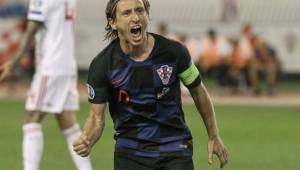 Modric marcó su gol número 16 con la selección mayor de Croacia.
