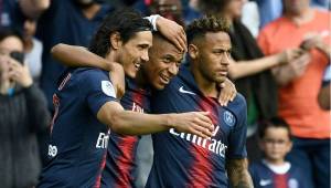 Neymar, Mbappé y Cavani propician la victoria del PSG ante el Angers.