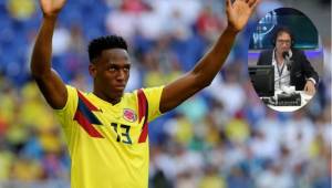 Yerry Mina anotó tres goles durante la Copa del Mundo de Rusia 2018.