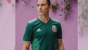 Esta es la camisa de la selección mexicana con la que disputará el Mundial de Rusia. Foto cortesía ESPN