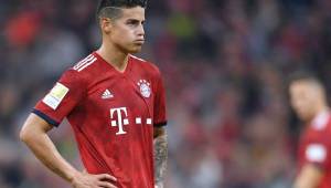 James Rodríguez no la pasa nada bien en el Bayern Munich.