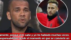 Alves aconsejó a Neymar para que pueda ganarse el total respeto de la gente.