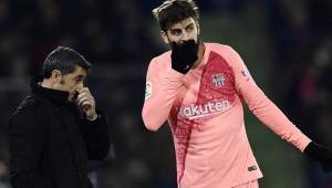 Gerard Piqué habló de la continuidad de Ernesto Valverde en el Barcelona.