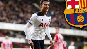 Dele Alli, de 21 años, y que surgió del Milton Keynes Dons, es una opción más para el Barcelona.