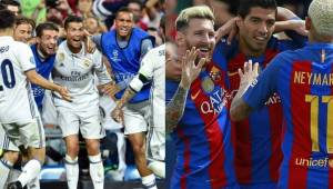 Real Madrid y Barcelona se juegan el liderato en España. El Santiago Bernabéu es el escenario del compromiso.