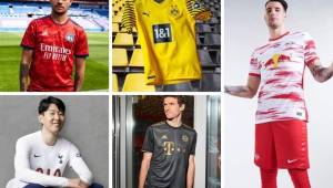 Tottenham, Liverpool y Borussia Dortmund, los últimos equipos europeos que han lanzado oficialmente su nueva camisa para la próxima temporada.