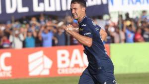 Gonzalo Klusener marcó su primer golen Liga Nacional con Motagua. Foto: Ronal Aceituno.