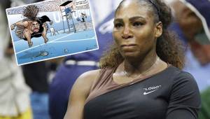 Serena Williams perdió el US Open y le dedicaron una polémica caricatura.