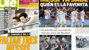Los medios argentinos no perdonan a Sampaoli y sus jugadores tras la goleada recibida ayer a manos de España cuando el Mundial de Rusia está cada vez más cerca.